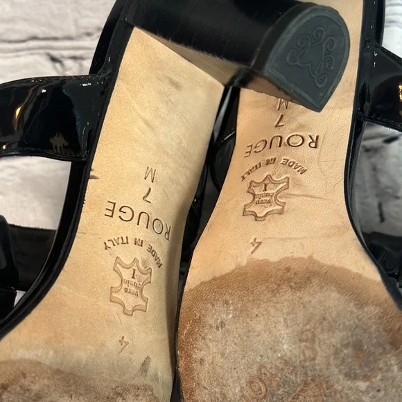 Brighton black patent sandals - Picture 7 of 8